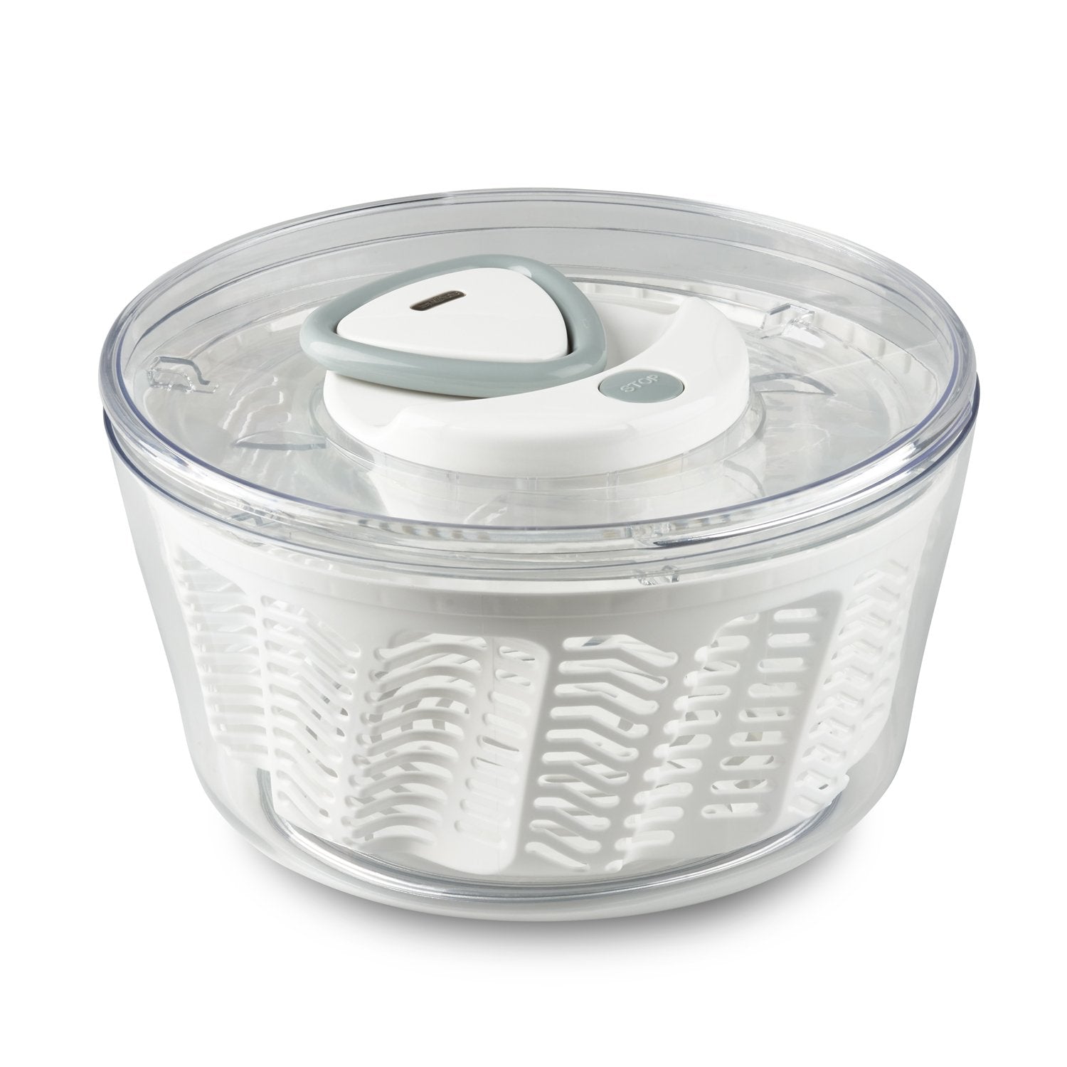 Zyliss Easy Spin 2 AquaVent Large Salad Spinner with Pull Cord